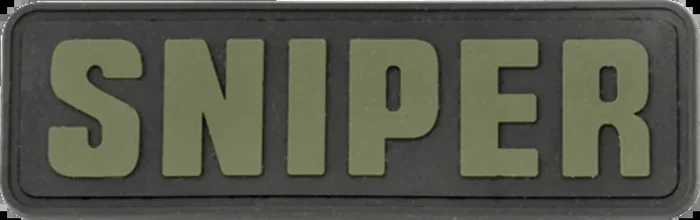 Parche «sniper» 8×2.5 Cm Con Velcro