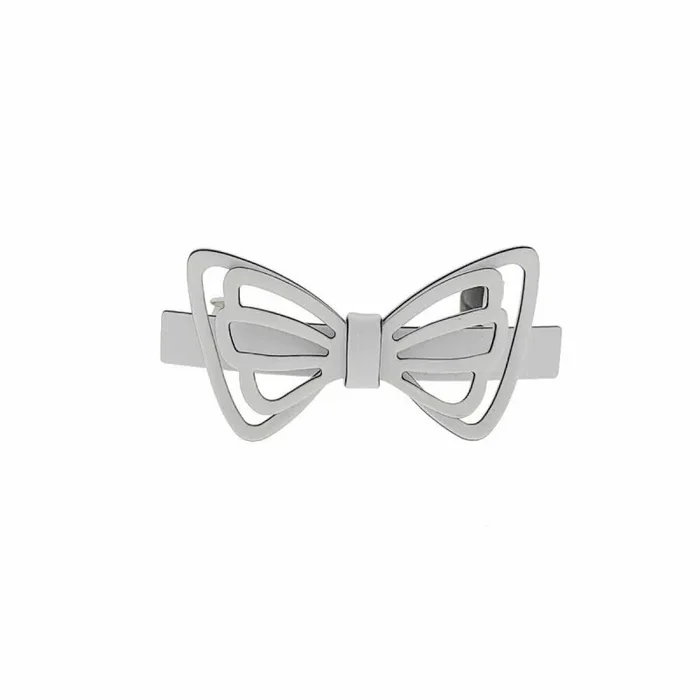 Pasador de pelo araban plateado mariposa