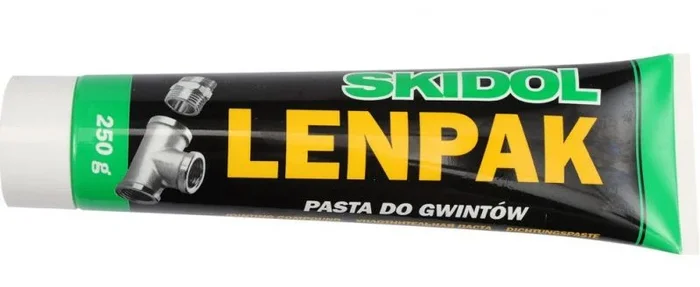 Pasta de Sellado para Roscas 250g, evita fugas, mejora la estanqueidad, ideal para fontanería y gas, fácil de aplicar.