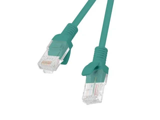 Patchcord kat.6 utp 1.5m zielony fluke passed lanberg 10-pack