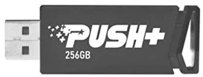 Patriot Memory Push+ unidad flash USB 256 GB USB tipo A 3.2 Gen 1 (3.1 Gen 1) Negro