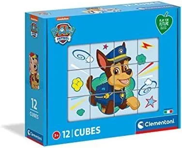 Patrulla canina rompecabezas 12 cubos eco