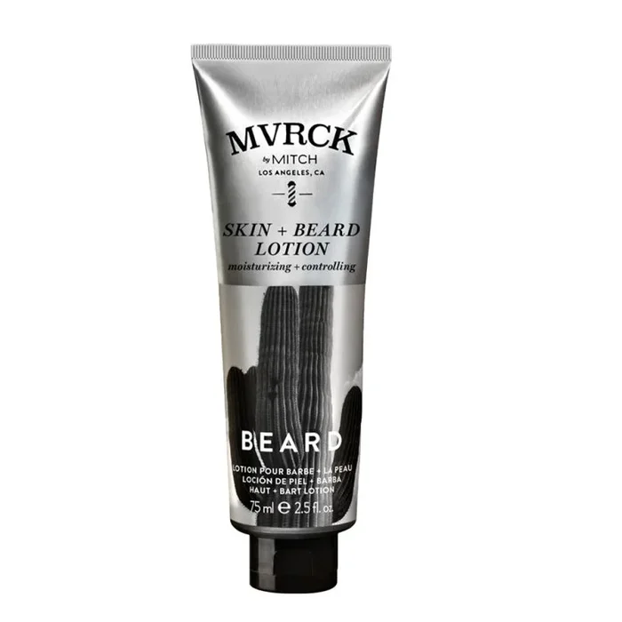 Paul Mitchell MVRCK by Mitch Loción para la piel y la barba – Crema hidratante facial y cuidado de la barba en uno, Loción facial diaria con extractos de cebada, 75 ml