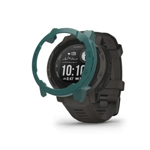Pc Frame Caja De Reloj para Garmin Instinct 2S Medio Paquete (Verde)
