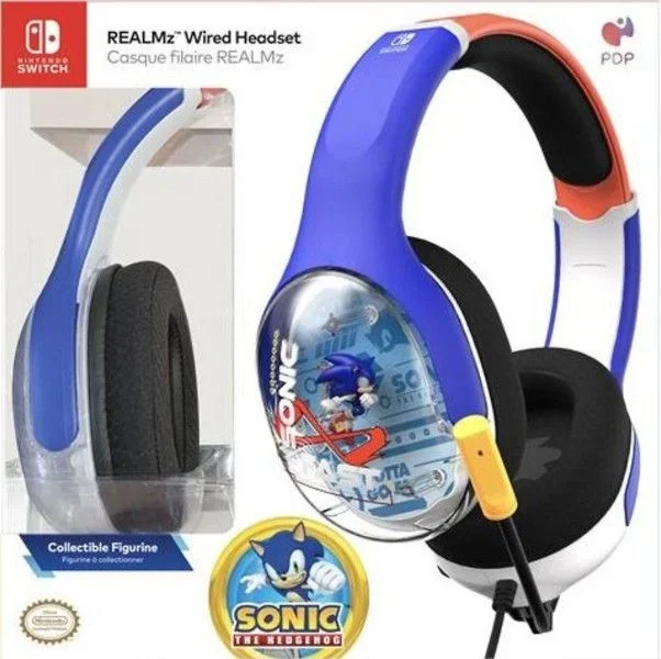 Pdp airlite headset realmz plus wired sonic