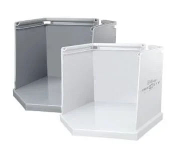 PDP PL2023 caja de juguete y de almacenamiento Gris, Blanco