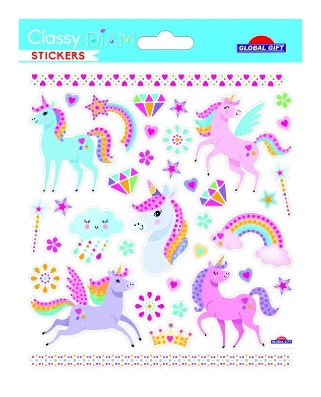 Pegatinas Diamantes – Unicornios – Brillantes