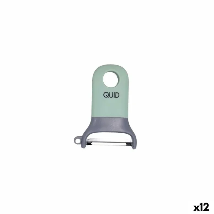 Pelador de Fruta y Verdura Quid Ozon Verde Metal 11 cm (12 Unidades) – Marca: Quid – EAN: 8414793730372