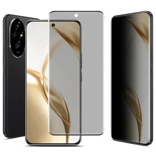 Película de Vidrio Templado 3D Imak para Honor 200 Pantalla Completa Privacidad (Negro)