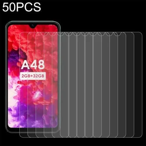 Película de Vidrio Templado 50 PCs Infinix Itel A48 0.26mm 9H 2.5D