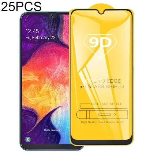 Película de Vidrio Templado 9D para Galaxy J8 (2018) Pantalla Completa con Pegamento (25 PCs)