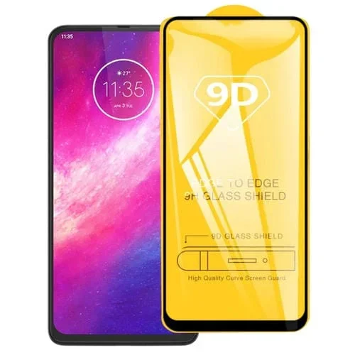 Película de Vidrio Templado 9D para Motorola One Hyper con Pegamento Completo