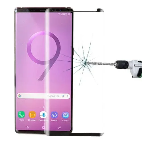 Película de Vidrio Templado con Pegamento Edge para Galaxy Note 9