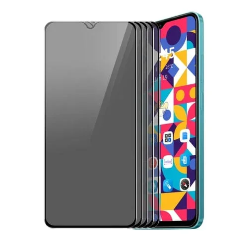 Película de Vidrio Templado Enkay Hat-Prince de 28 Grados con Protección Contra Miradas Indiscretas para Redmi A1+ 4G / A2+ 4G, 5 Unidades