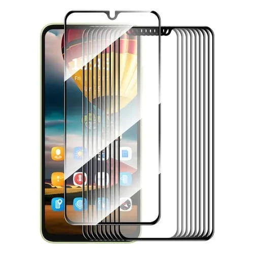 Película de Vidrio Templado Enkay para Infinix Zero 20 4G 10 Piezas con Pegamento Completo (Aluminio y Silicio)
