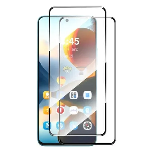Película de Vidrio Templado Enkay para Tecno Spark 20 Pro 2 Piezas con Pegamento Completo (Aluminio y Silicio)