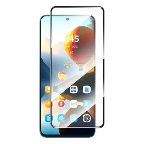 Película de Vidrio Templado Enkay para Tecno Spark Go 2024 con Pegamento Completo (Aluminio y Silicio)