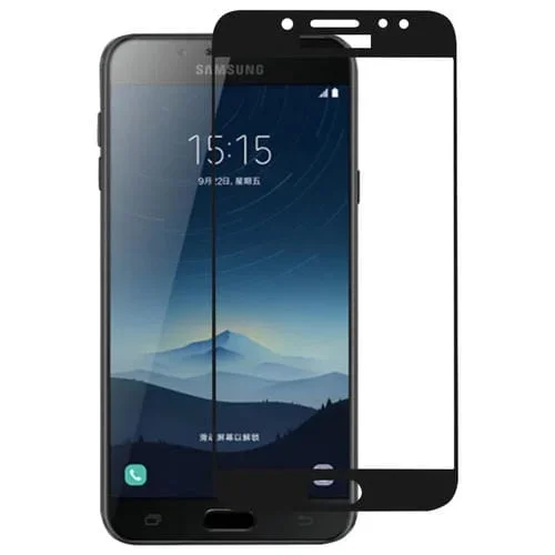 Película de Vidrio Templado Full Glue Full Cover Protector de Pantalla Galaxy C7 (2017) y J7 +