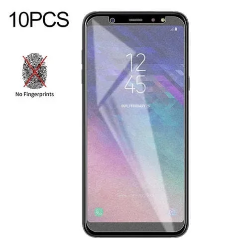 Película de Vidrio Templado Mate para Galaxy A6+ (2018) 10 Piezas