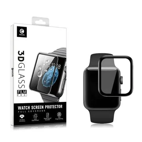 Película de Vidrio Templado Mocolo 0.33mm 9H 3D para Apple Watch Series 3 38mm
