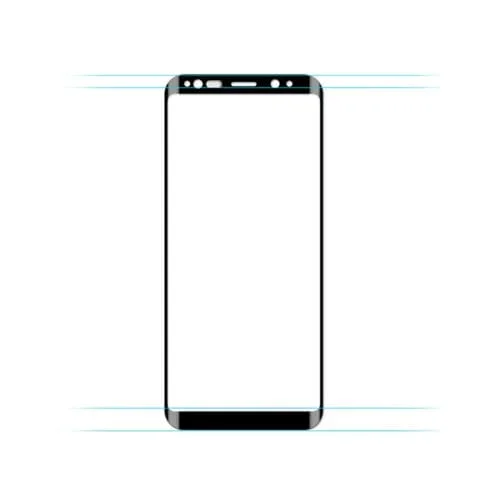 Película de Vidrio Templado Mocolo Galaxy S9+ 0.33mm 9H 3D Pantalla Completa Curvada (Negro)