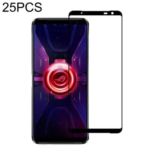 Película de Vidrio Templado para Asus Rog Teléfono 3 Zs661Kl 25 PCs Completo