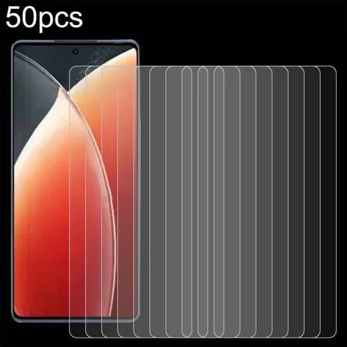 Película de Vidrio Templado para Tecno Camon 30 5G 50 Piezas 0,26mm 9H 2.5D