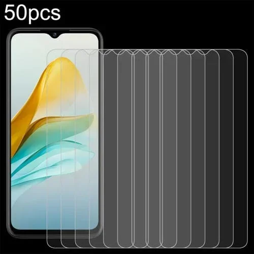 Película de Vidrio Templado para ZTE Blade A53 Pro 50 Piezas 0,26mm 9H 2.5D