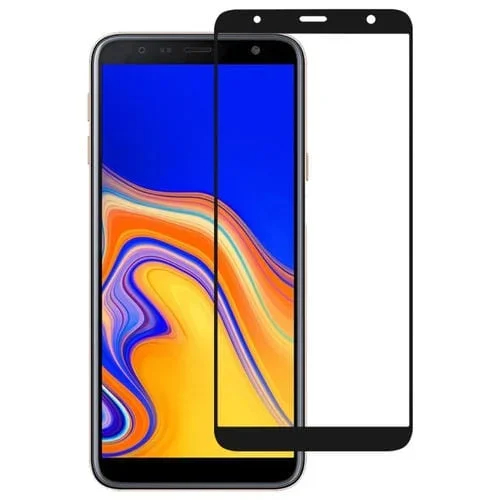 Película de Vidrio Templado Protector de Pantalla Cubierta Completa Galaxy J6 + y J4 +