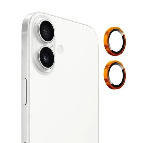 Película protectora de cristal antirreflejo ENKAY AR para iPhone 17 (naranja)