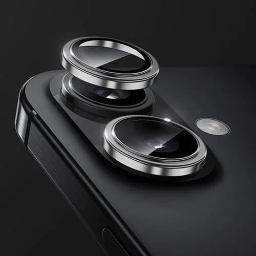 Película Protectora de Lente Metal Benks King Kong para iPhone 16 Plus (Plateada)