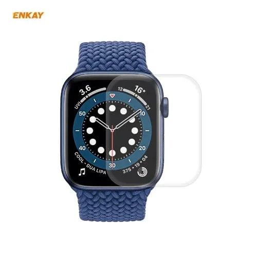 Película Protectora Pantalla Completa 3D Pet Curvo Enkay Hat-Prince para Apple Watch Series 6/5/4/SE 40mm (Transparente)
