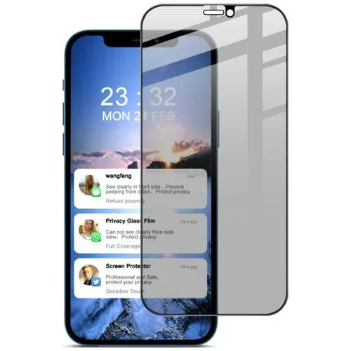 Película Protectora Vidrio Templado Imak para iPhone 12 Mini Antiespía