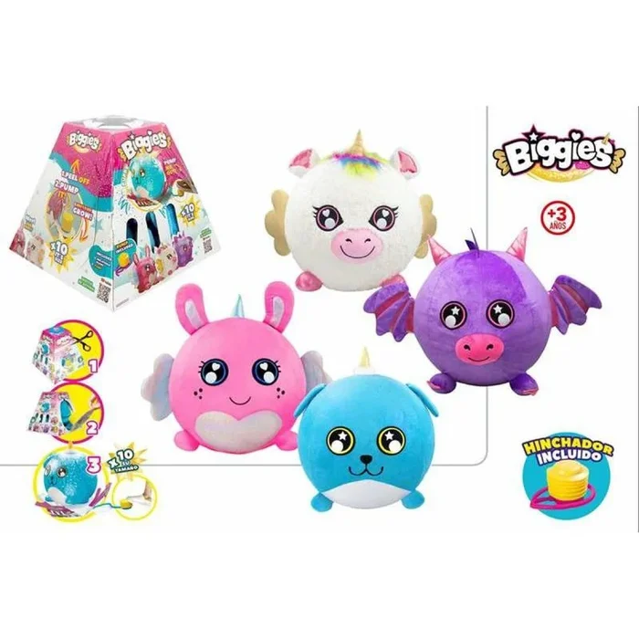 Peluche colorbaby biggies 51,5 cm hinchable