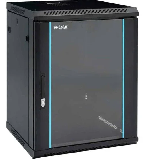 Phasak PHP 2115 armario rack 15U Bastidor de pared Negro