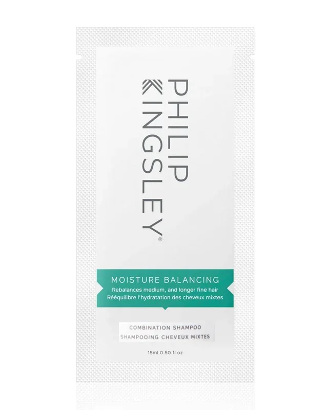 Philip kingsley, moisture balancing, hair shampoo, for hydration, 15 ml