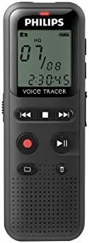 Philips DVT1150 dictáfono Memoria interna Negro