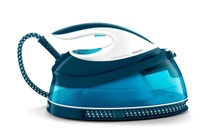 PHILIPS GC7840 / 20 – Estaci�n de vapor compacta PerfectCare – 6,5 bar – Golpe de vapor de hasta 400 g – Dep�sito de agua de 1,5 L – SteamGlide
