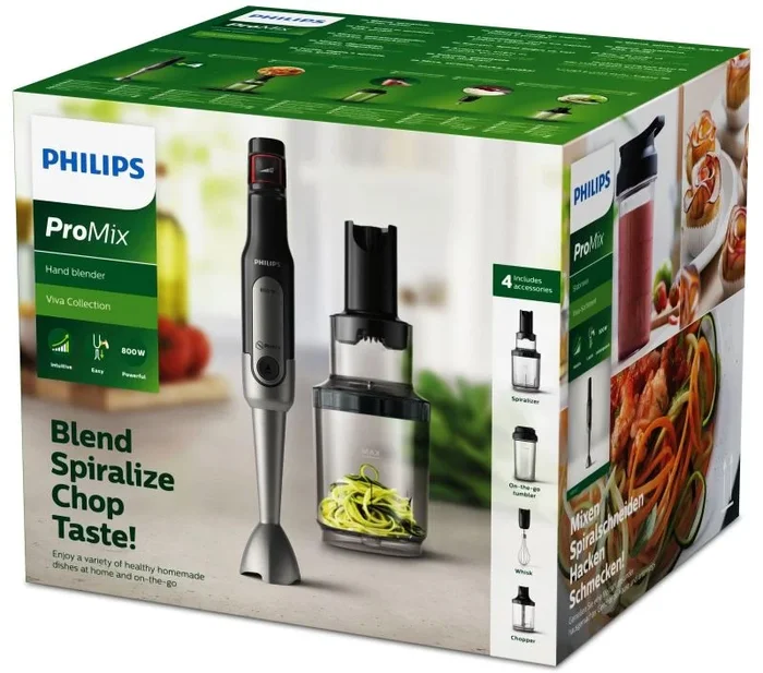 Philips Viva Collection HR2657/90 Batidora de mano ProMix