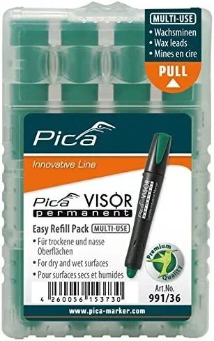 PICA 991/41/SB – Estuche de 4 Minas VISOR Permanente Azul en blíster
