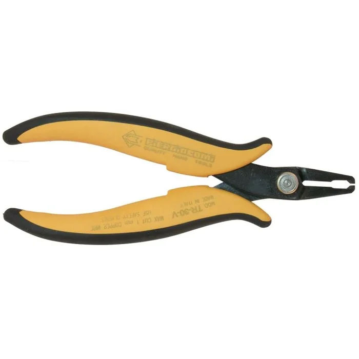 Piergiacomi Tenazas con un glattem schnitten Cortes 60 grados acodado, ideal para trabajos en especialmente difícil acceso, 1 pieza, tr30 V