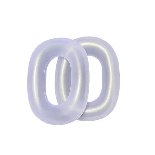 Pieza de repuesto cubierta tapa de oído AirPods Max (Púrpura Transparente)