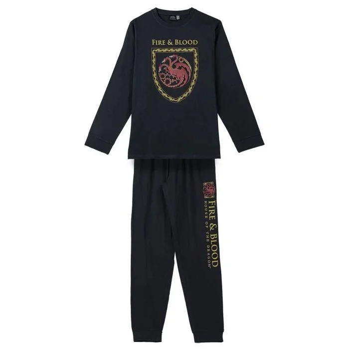 Pijama largo single jersey house of the dragon l