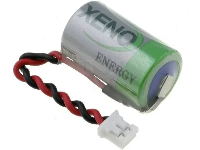 Pila Litio 3,6V 1/2AA Con Cable Y Conector 14,5×25