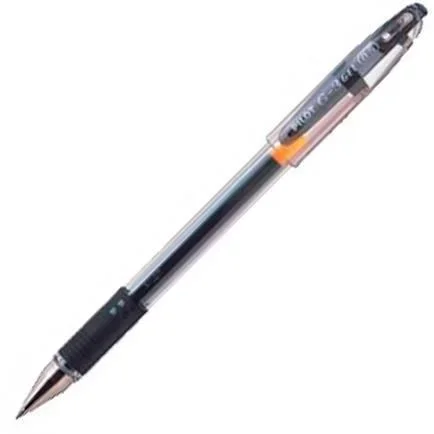 Pilot bolígrafo g-3 c/ grip tinta de gel 0.5mm negro -12u-