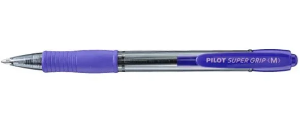 Pilot super grip medium azul bolígrafo de punta retráctil con pulsador medio 1 pieza(s)