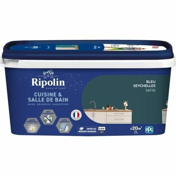 Pintura de Imprimación Ripolin Azul Satinado 2 L – Marca: Ripolin – EAN: 3174264731479