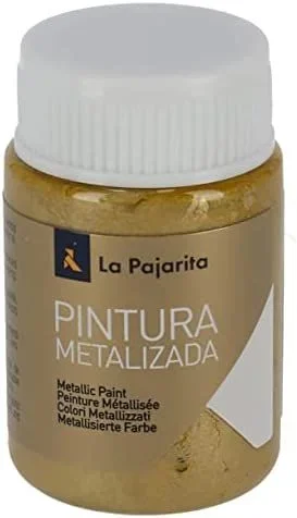 Pintura metalizada la pajarita oro rico 35 ml