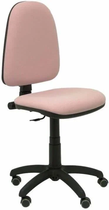 Piqueras y Crespo 04CP – Silla de Oficina ergonómica con Mecanismo de Contacto Permanente, Regulable en Altura y Ruedas de parquet, Color Rosa pálido