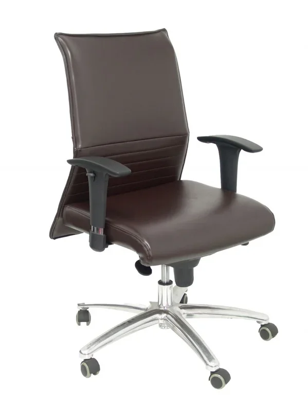 Piqueras Y Crespo (PIQU7) Sillón Albacete confidente similpiel Chocolate hasta 160 kg Sillas de Oficina, Talla unica
